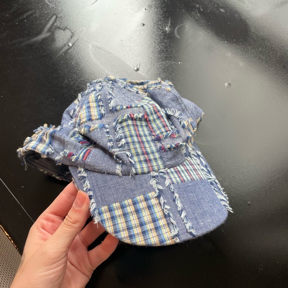 patchwork baseball cap - Picture 2 of 4